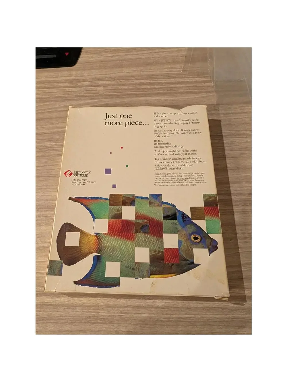 Jigsaw Amiga 🧩 Computer Puzzle Game Classic